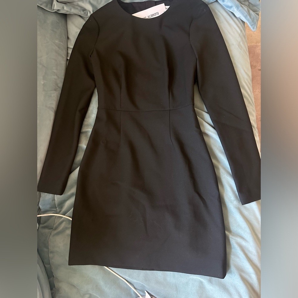 NWT Elizabeth and James black Rudy dress with cool cut out on the back. Size 2